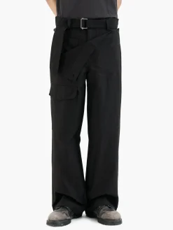 ALPHA X JIYONGKIM DOUBLE FRONT TROUSERS