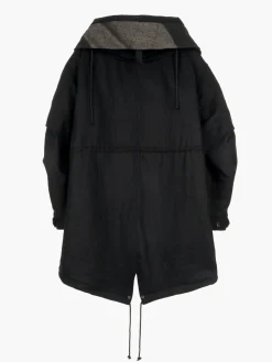 ALPHA X JIYONGKIM SUN-BLEACHED FISHTAIL COAT