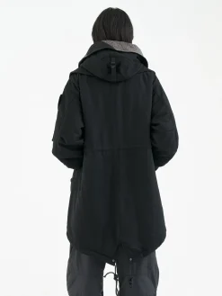 ALPHA X JIYONGKIM SUN-BLEACHED FISHTAIL COAT