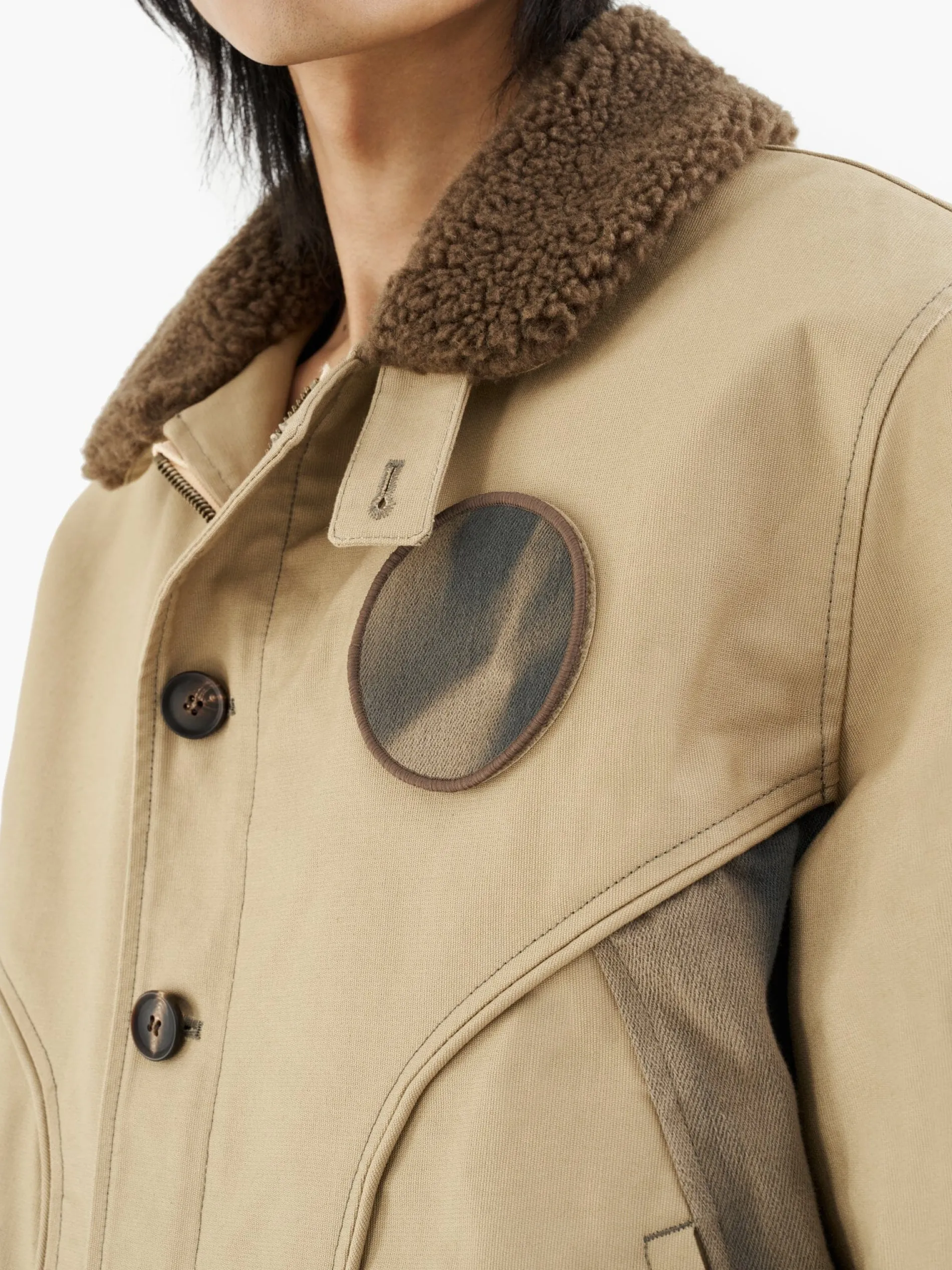 ALPHA X JIYONGKIM SUN-BLEACHED DECK JACKET