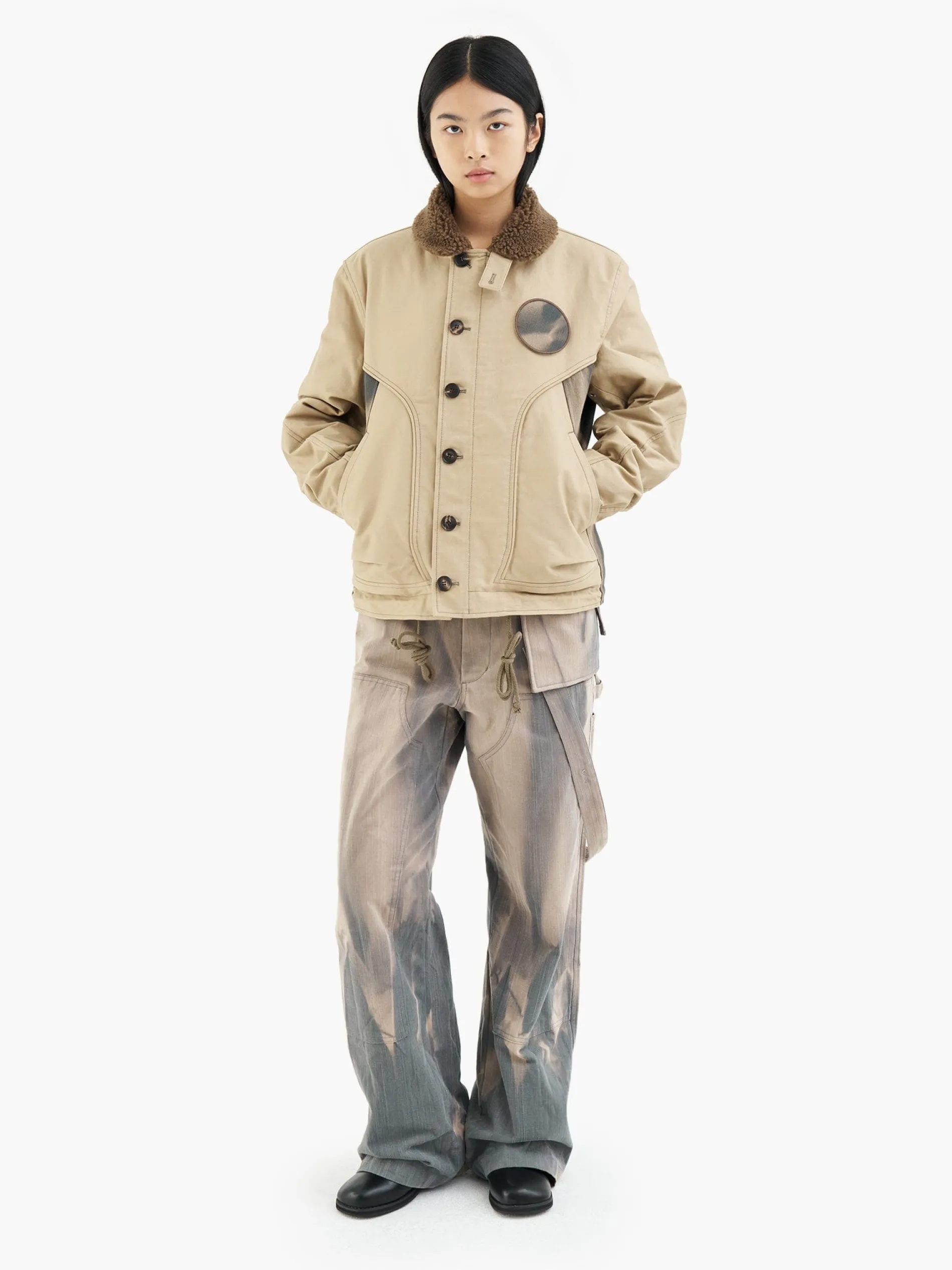 ALPHA X JIYONGKIM SUN-BLEACHED DECK JACKET