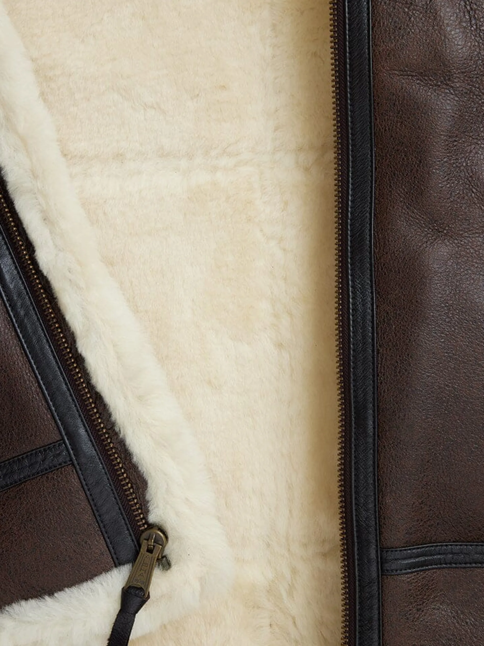 B-3 SHERPA LEATHER JACKET