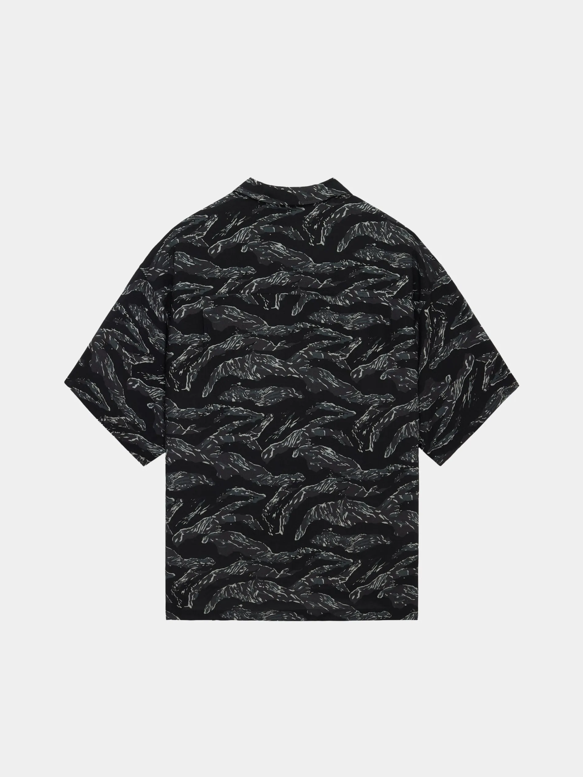 CAMO RELAXED CAMP SHORT SLEEVE SHIRT