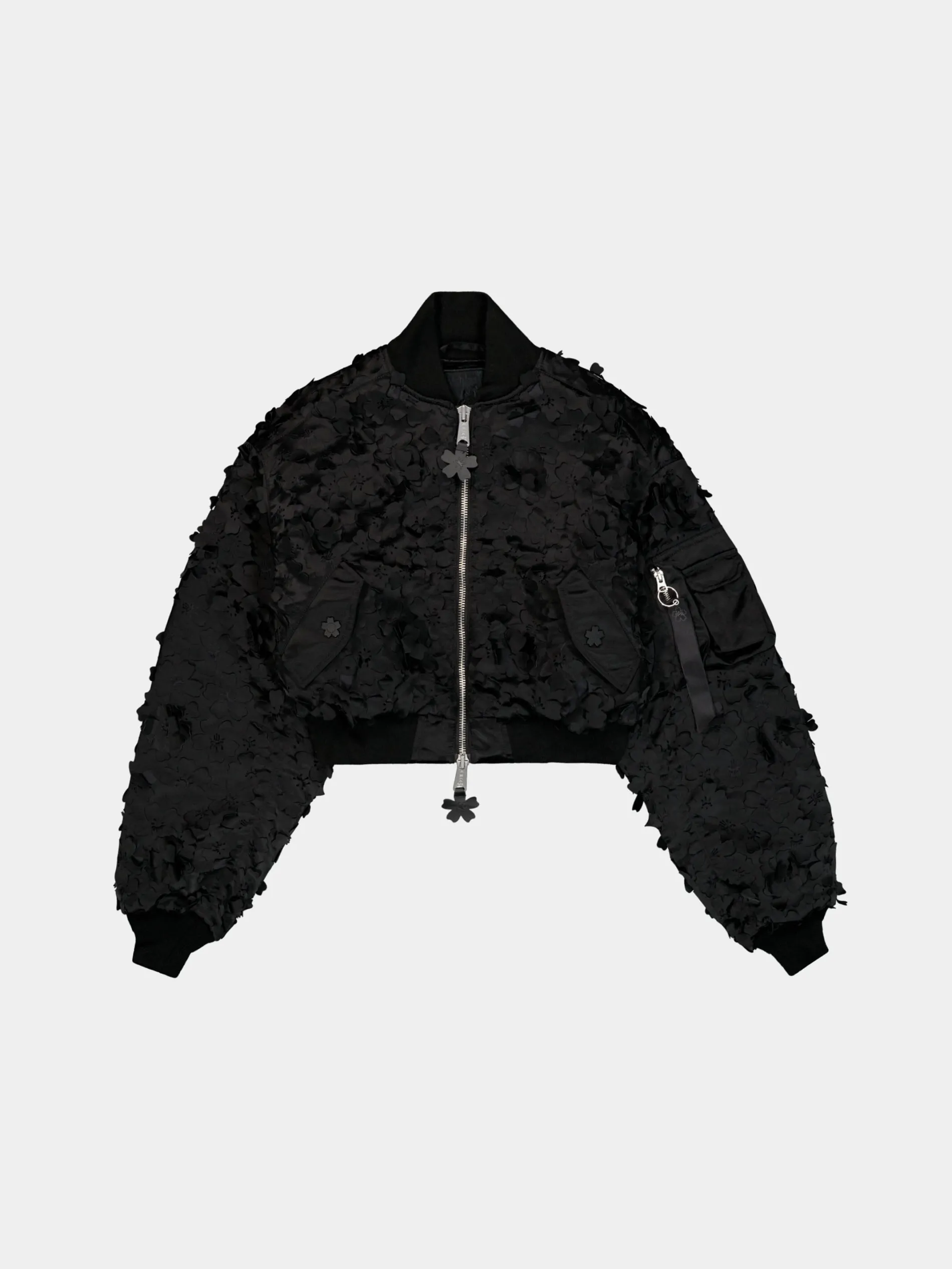 CECILIE BAHNSEN X ALPHA MA-1 LASER CUT BOMBER