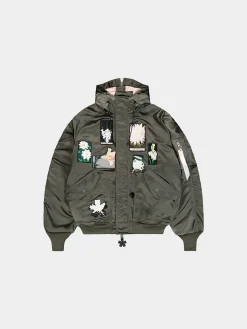 CECILIE BAHNSEN X ALPHA N-2B PATCH PARKA