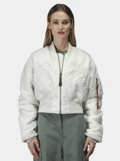 CROPPED MA-1 FLIGHT JACKET WOMENS (SEASONAL)