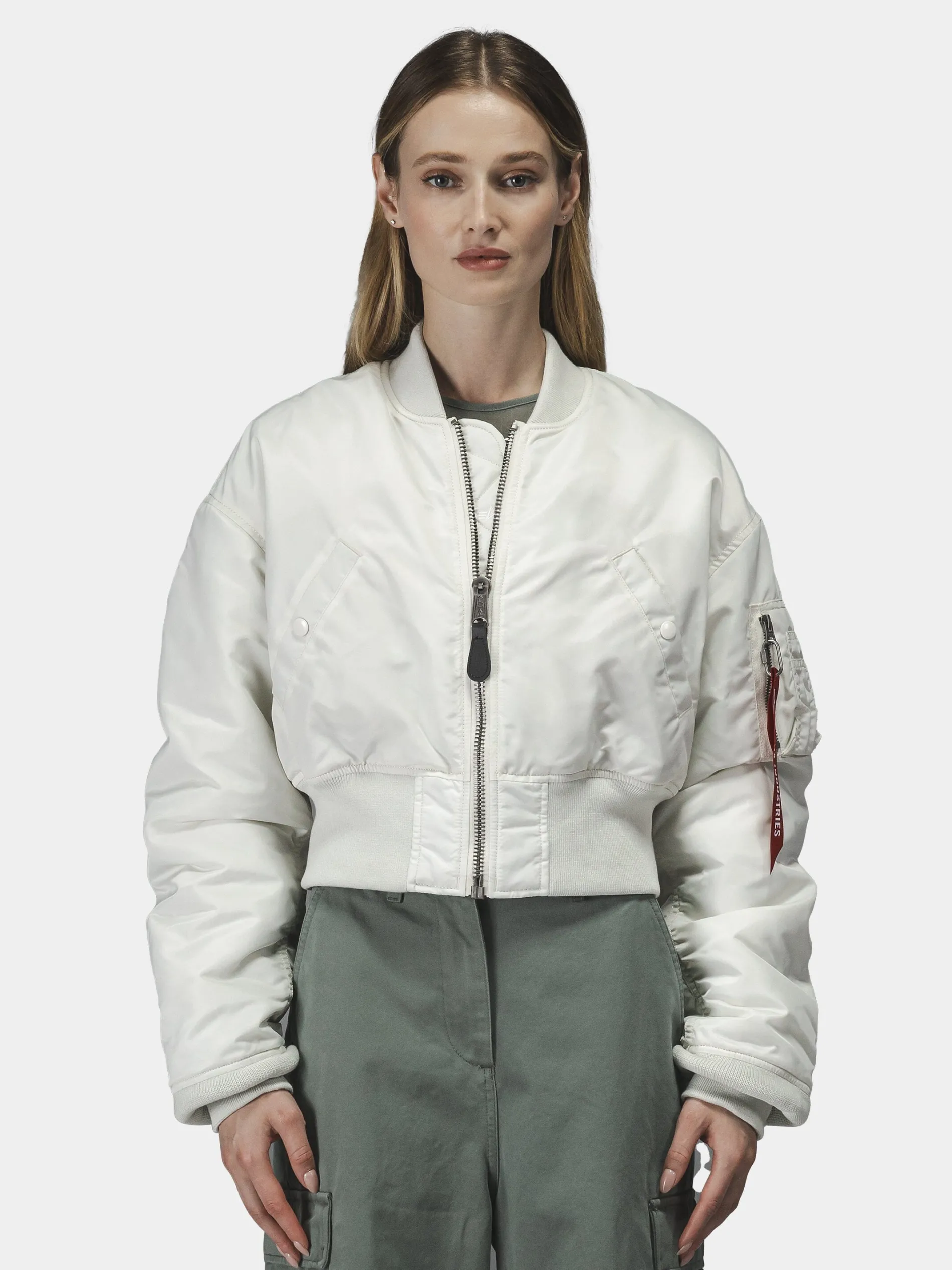 CROPPED MA-1 FLIGHT JACKET WOMENS (SEASONAL)