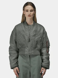 CROPPED MA-1 FLIGHT JACKET WOMENS (SEASONAL)