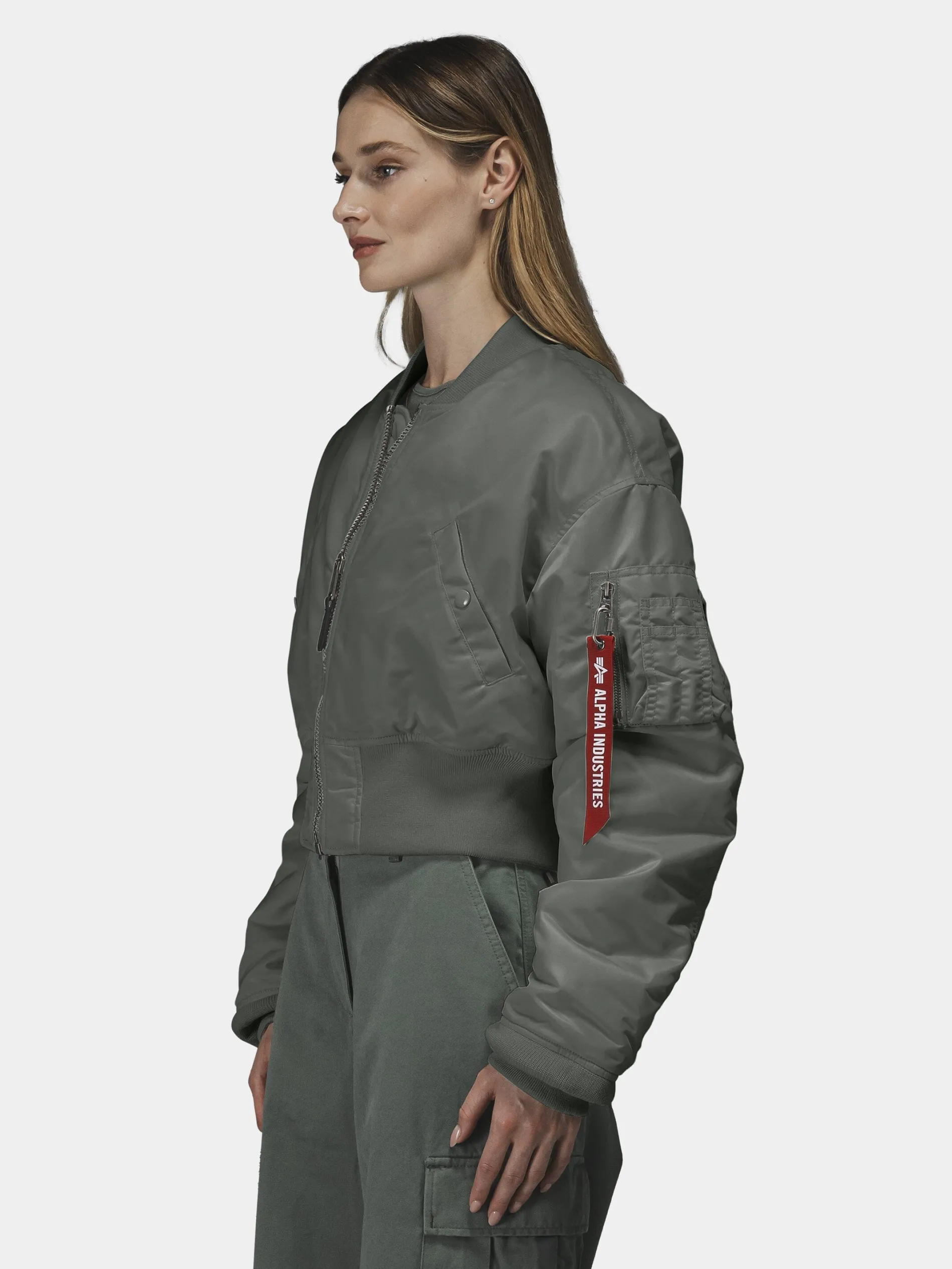CROPPED MA-1 FLIGHT JACKET WOMENS (SEASONAL)