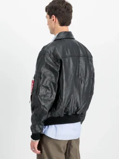 CWU 45/P LEATHER BOMBER JACKET (HERITAGE)