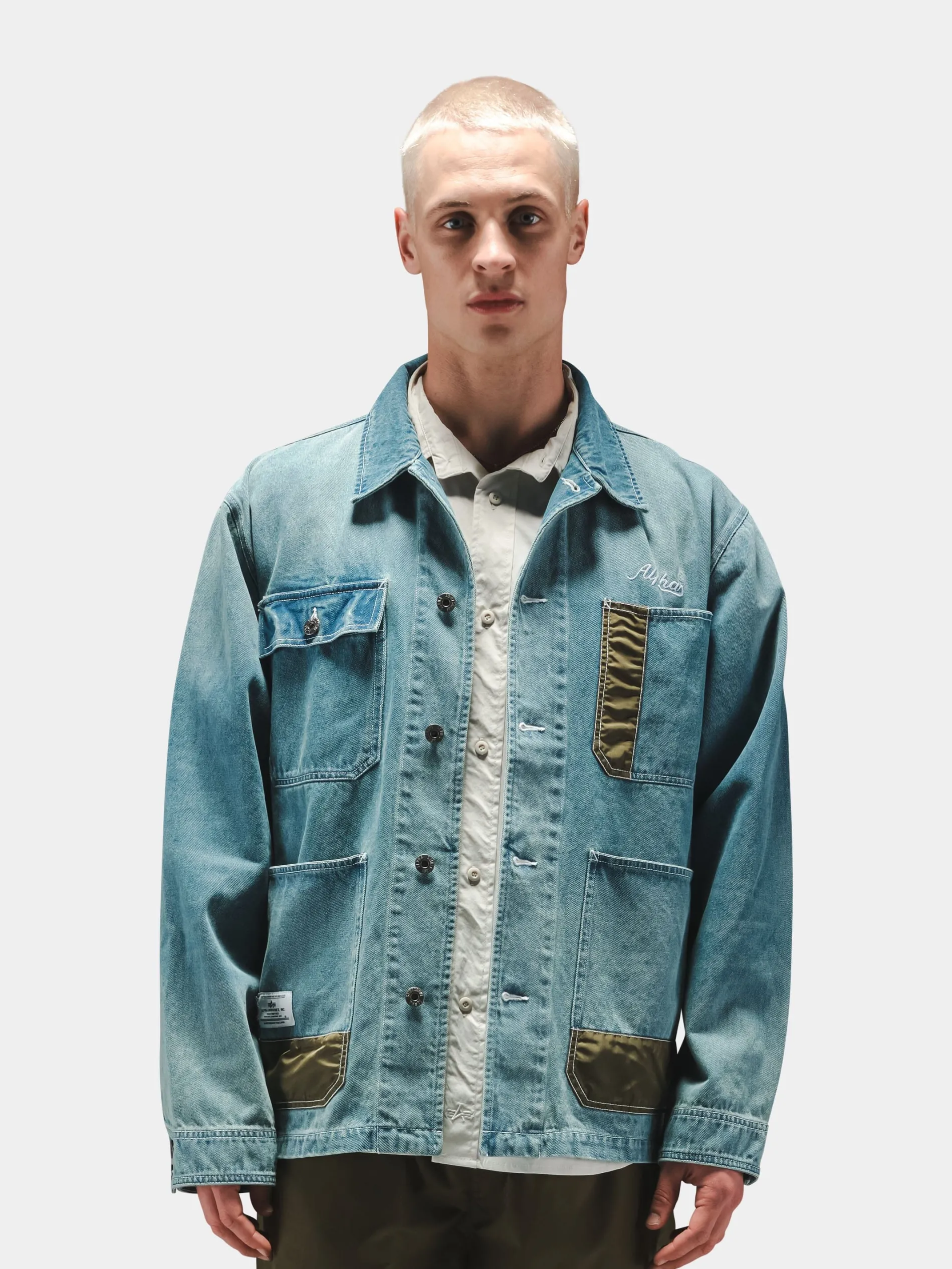 DENIM RELAXED CHORE COAT