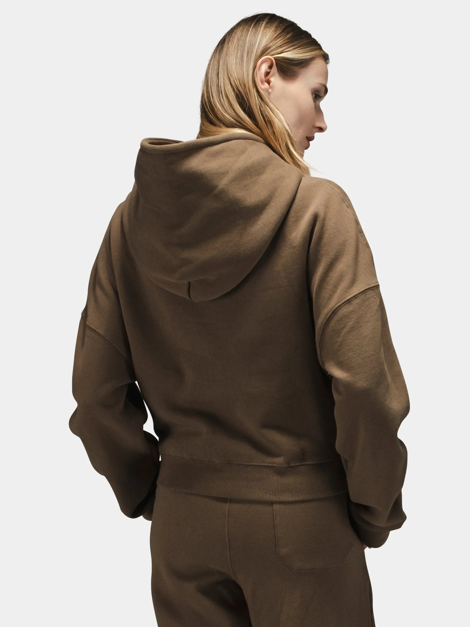 ESSENTIAL CROPPED HOODIE WOMENS