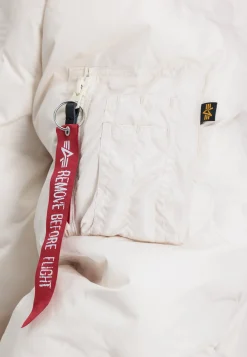 HOODED LOGO PUFFER