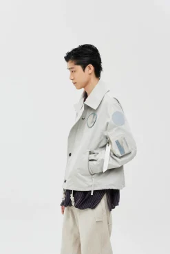 JIYONG KIM X ALPHA SUN BLEACHED WIDE COLLAR