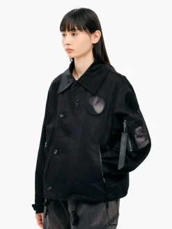 JIYONG KIM X ALPHA SUN BLEACHED WIDE COLLAR