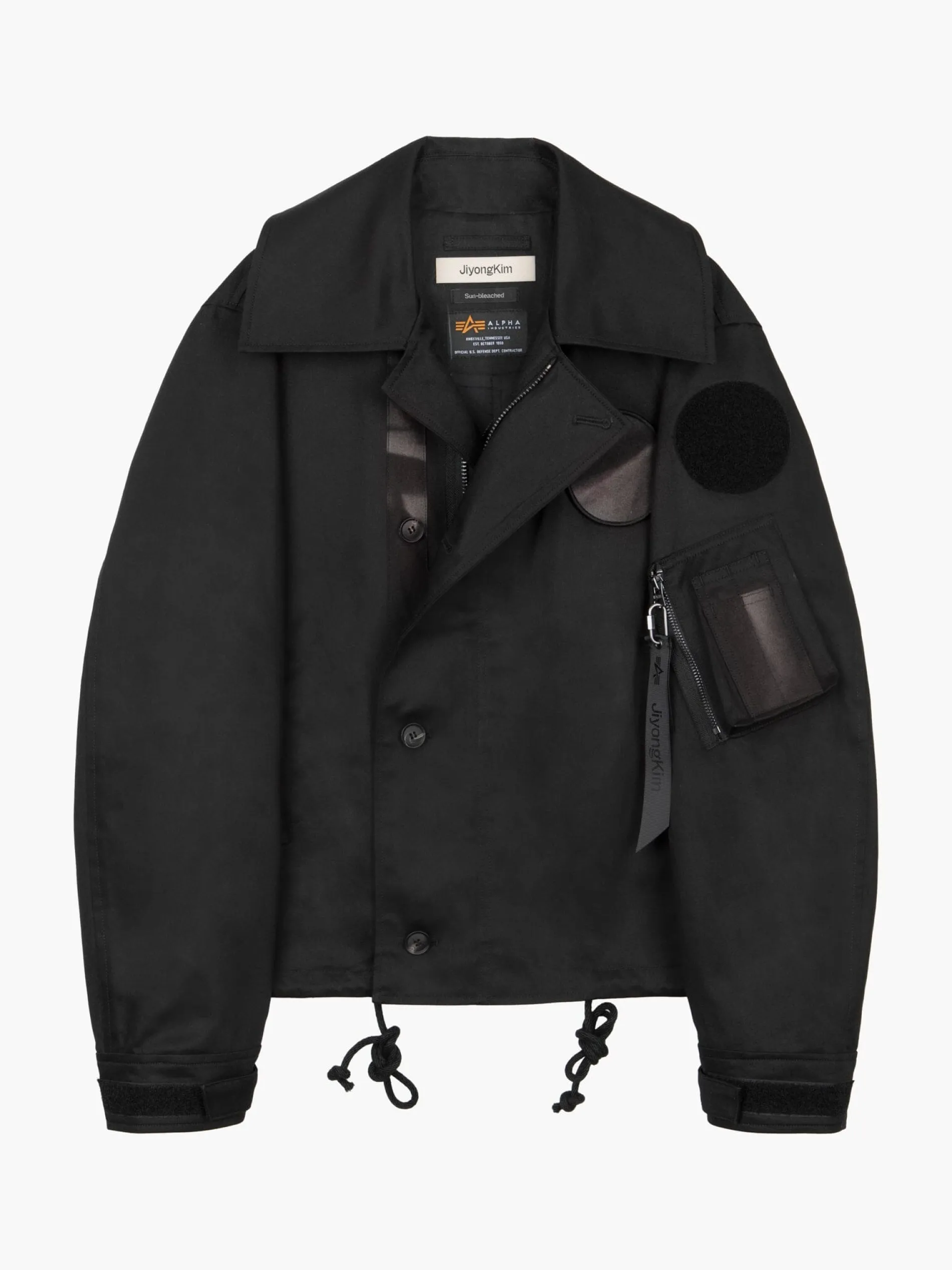 JIYONG KIM X ALPHA SUN BLEACHED WIDE COLLAR