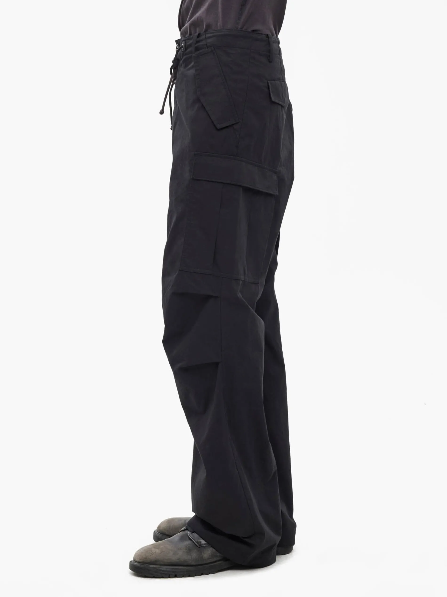 JIYONG KIM X ALPHA SUN BLEACHED MULTI POCKET PANT