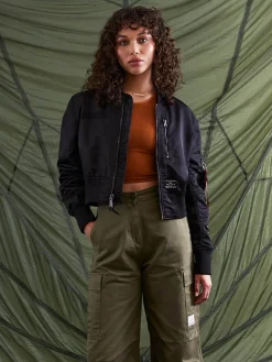 L-2B CROPPED GEN II BOMBER JACKET WOMENS