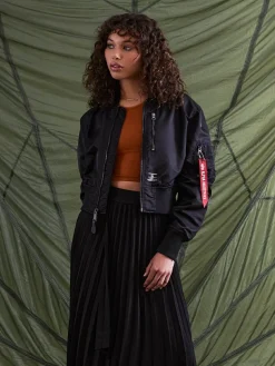 L-2B CROPPED GEN II BOMBER JACKET WOMENS