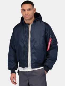 MA-1 HOODED OXFORD FLIGHT JACKET