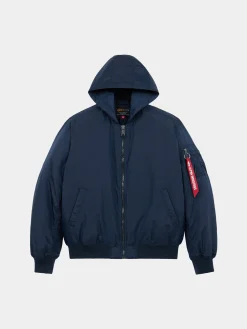 MA-1 HOODED OXFORD FLIGHT JACKET