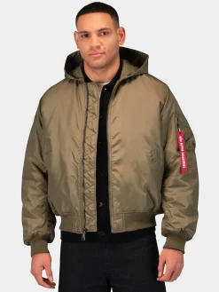MA-1 HOODED OXFORD FLIGHT JACKET