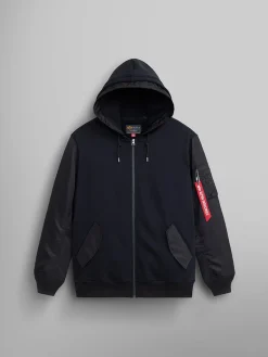 MA-1 ZIP UP HOODIE