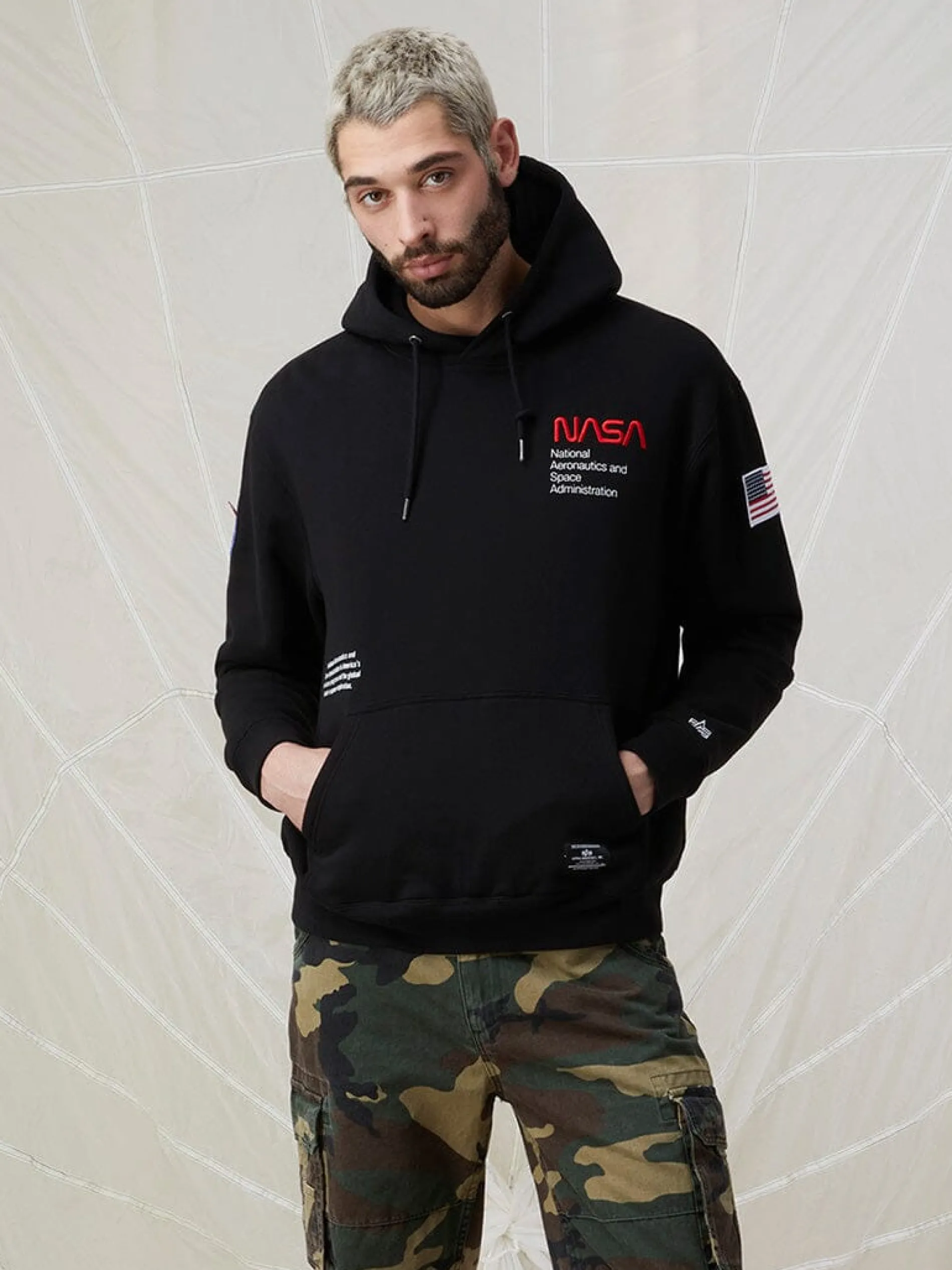 NASA WORM LOGO HOODIE