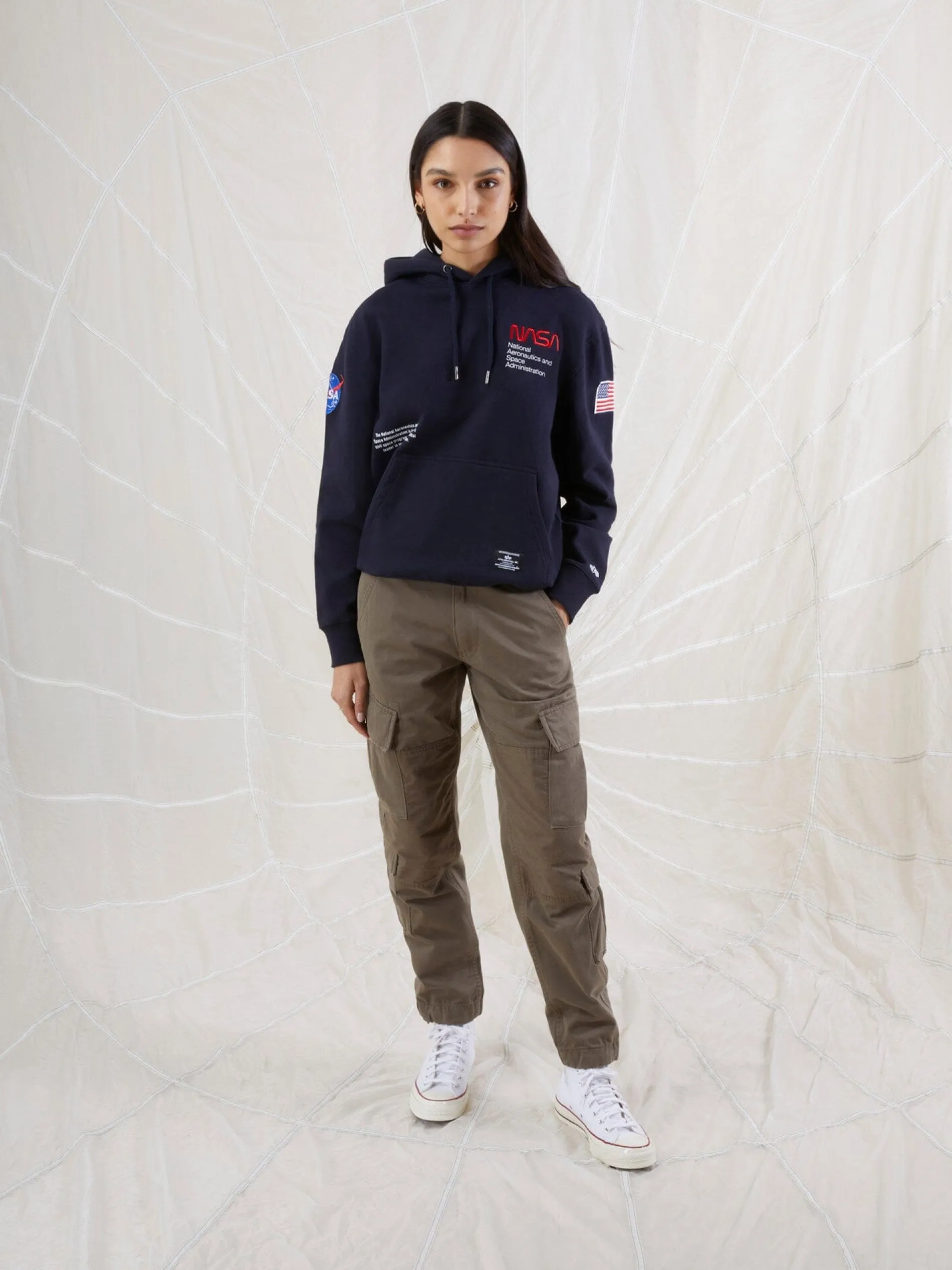 NASA WORM LOGO HOODIE