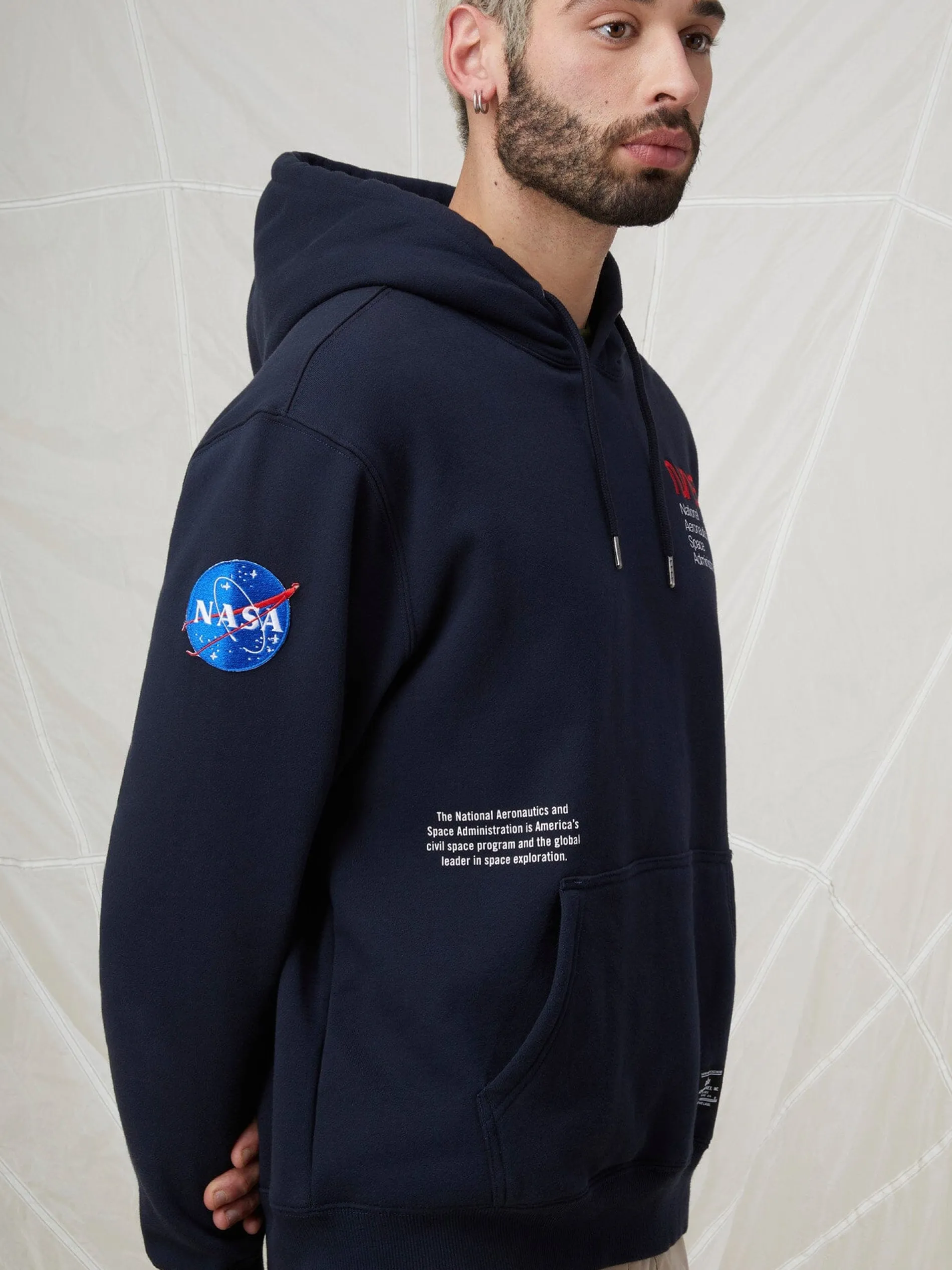 NASA WORM LOGO HOODIE