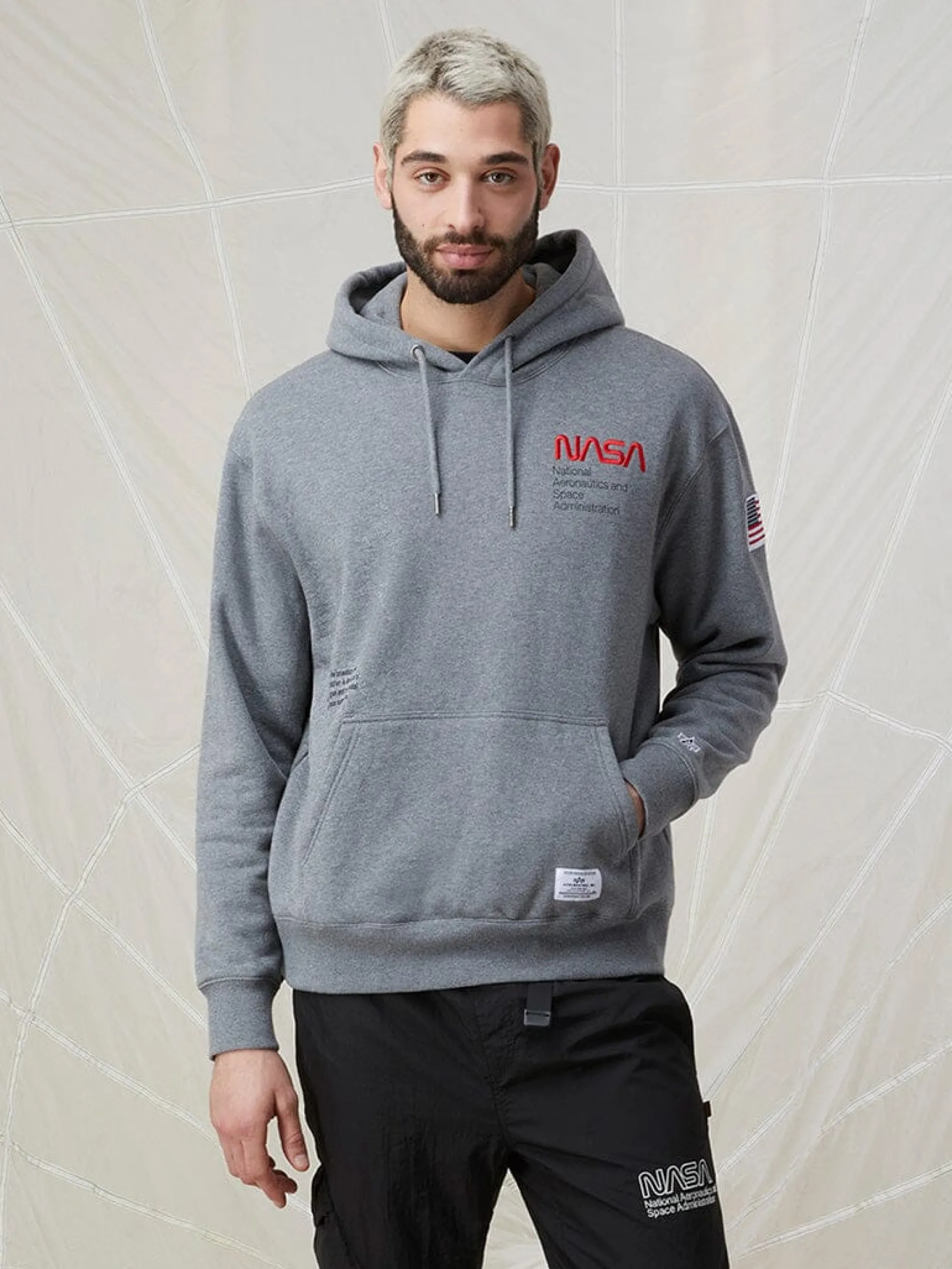 NASA WORM LOGO HOODIE