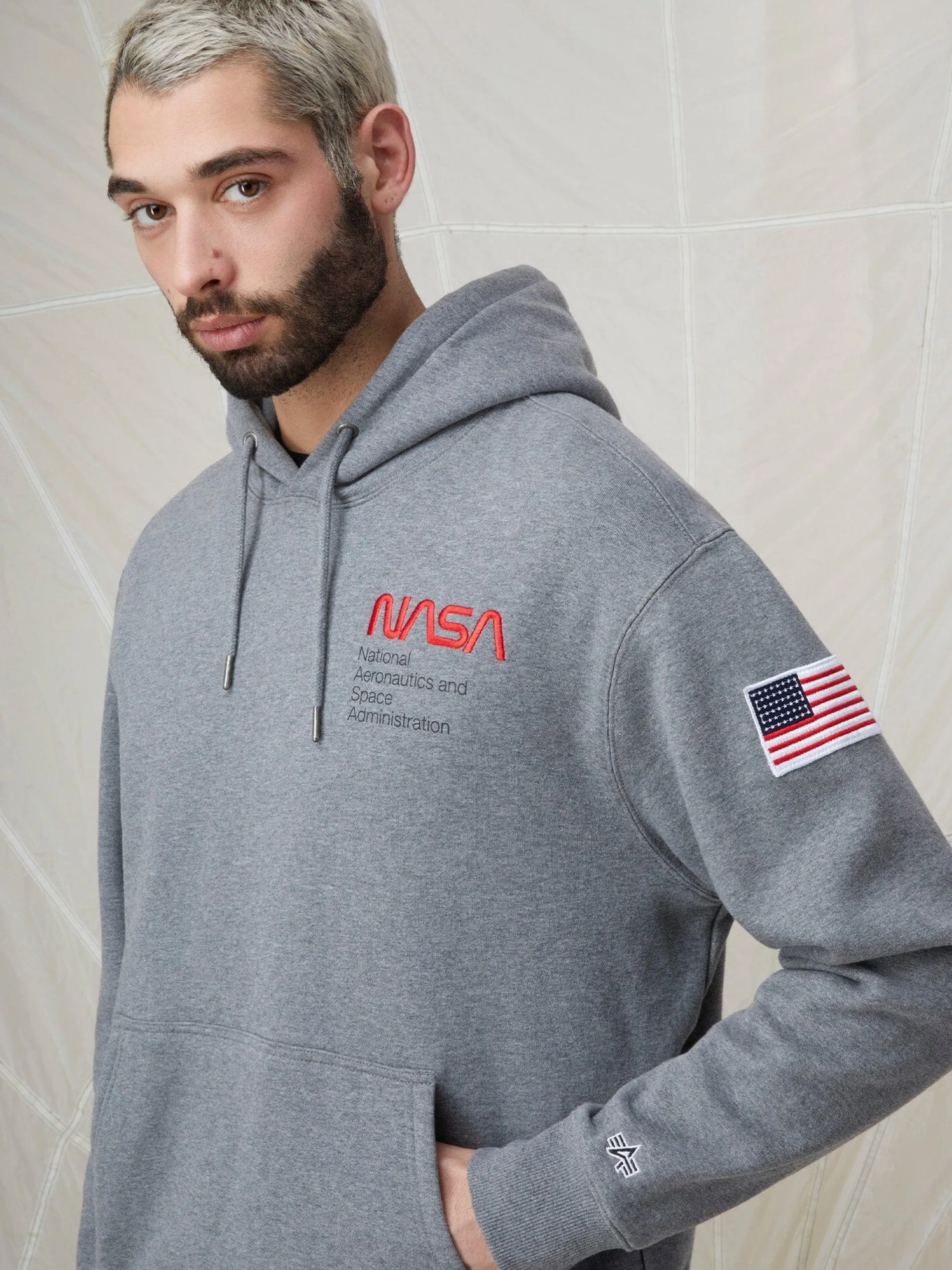 NASA WORM LOGO HOODIE
