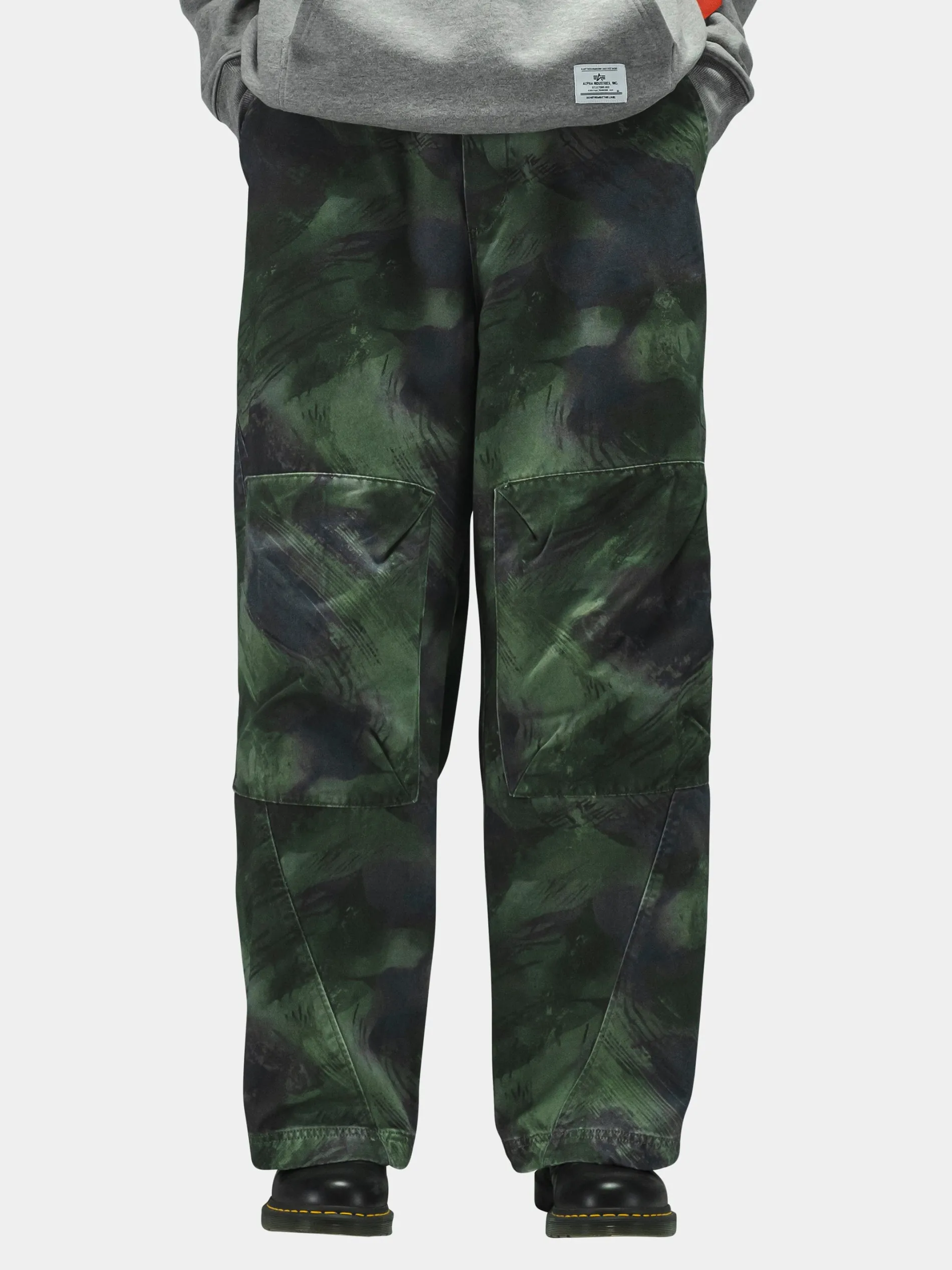 OVERSIZED WASHED PANT (OLIVE RD CAMO)