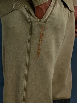 OVO X ALPHA GARMENT DYE FLEECE PANTS