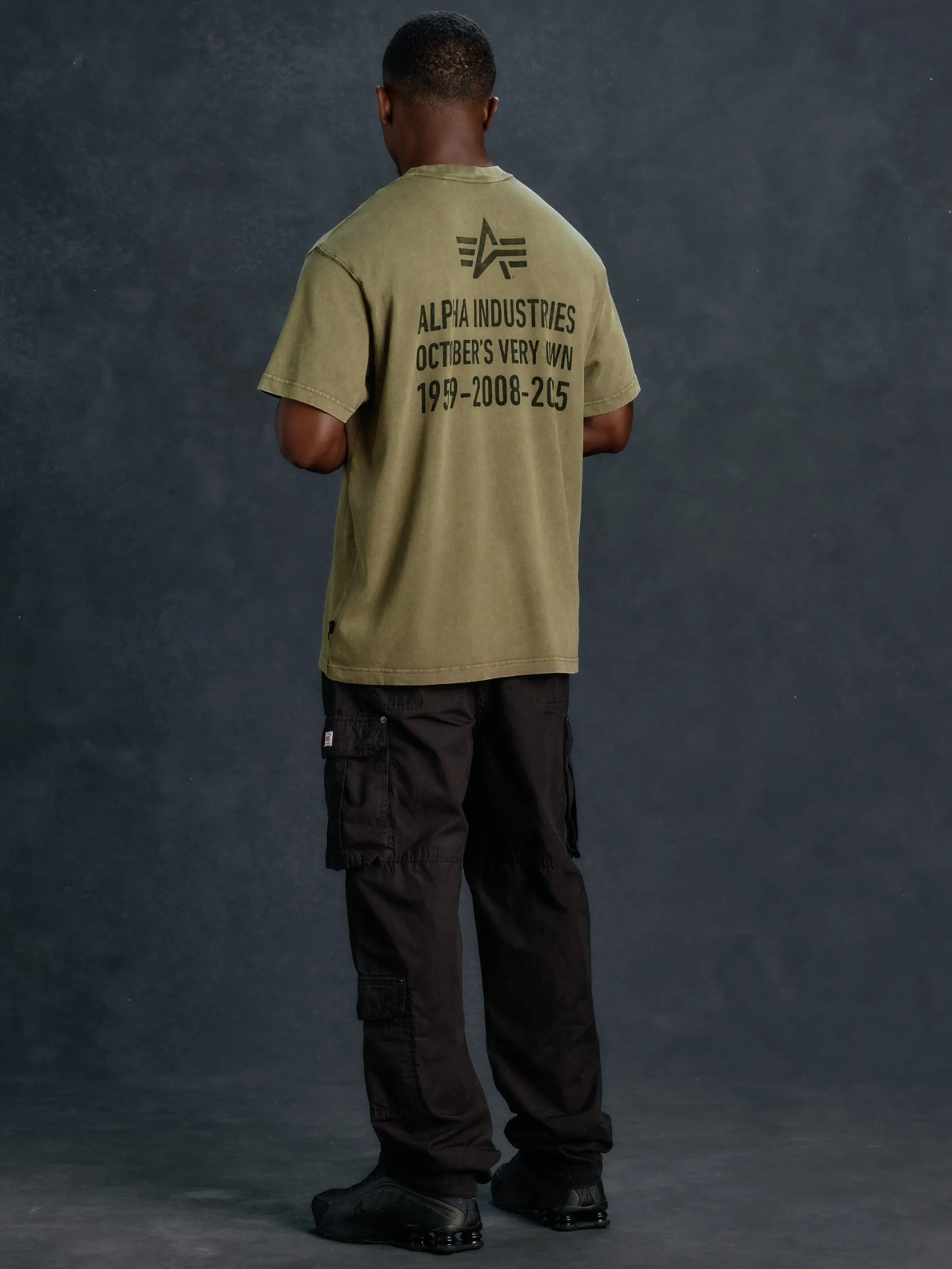 OVO X ALPHA GARMENT DYE T-SHIRT