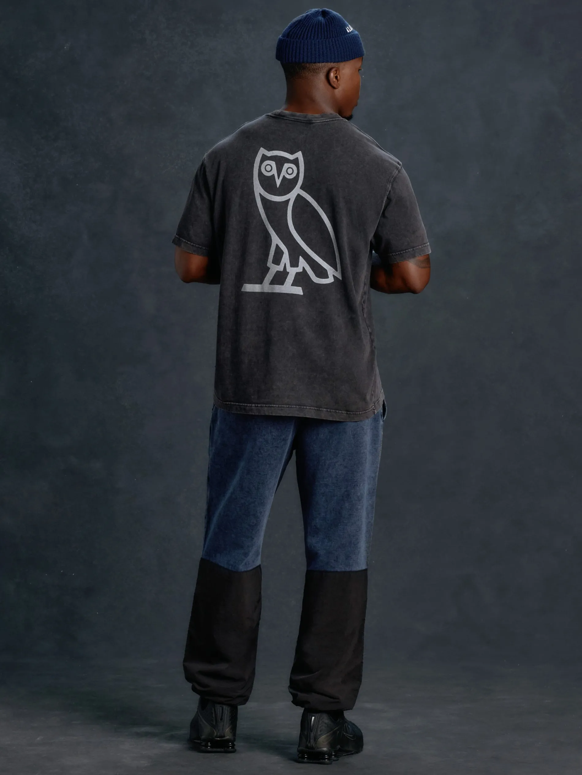 OVO X ALPHA GARMENT DYE T-SHIRT