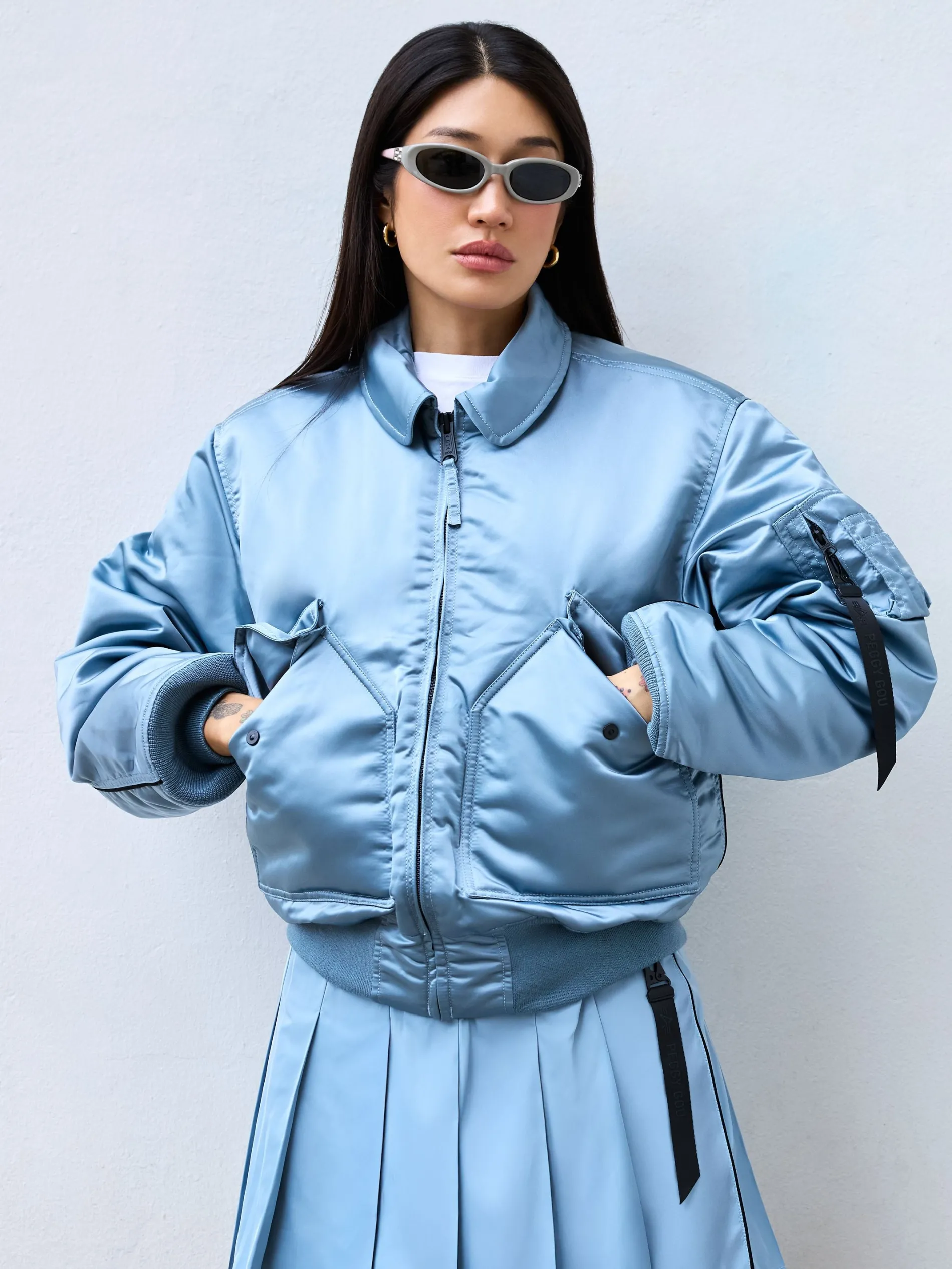 PEGGY GOU X ALPHA CWU 45/P BOMBER JACKET WOMENS