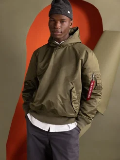 PULL-OVER MA-1 JACKET HOODIE