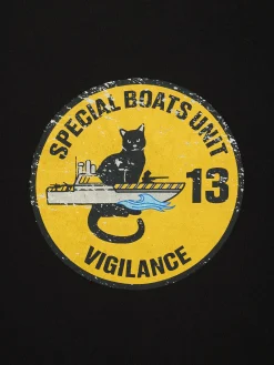 RELAXED BLACK CAT TEE