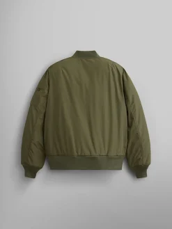 REVERSIBLE ONION QUILTED MA-1 BOMBER JACKET
