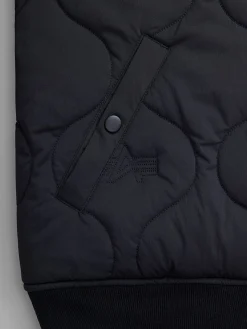REVERSIBLE ONION QUILTED MA-1 BOMBER JACKET
