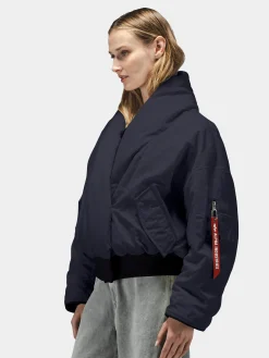 SHAWL COLLAR BOMBER JACKET WOMENS
