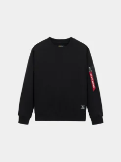 UTILITY POCKET CREWNECK