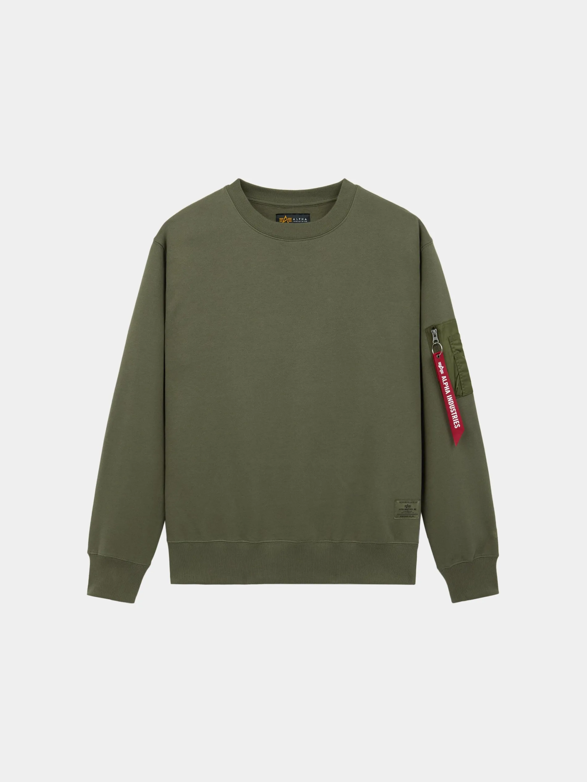 UTILITY POCKET CREWNECK