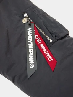 VANDY THE PINK X ALPHA INDUSTRIES ANIMAL JACKET