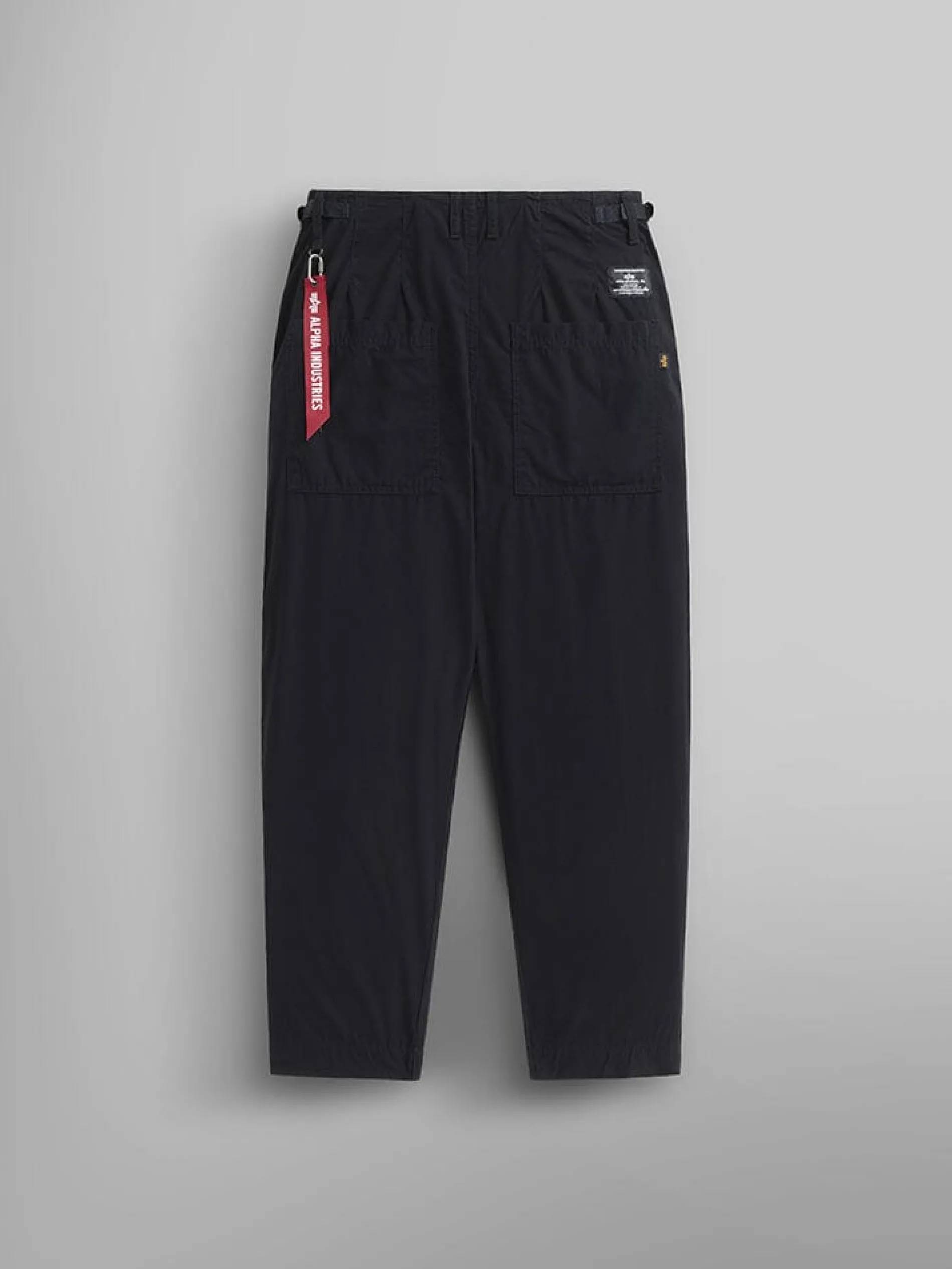 WOMEN'S BARREL LEG PANTS (BLACK)