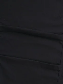 WOMEN'S BARREL LEG PANTS (BLACK)